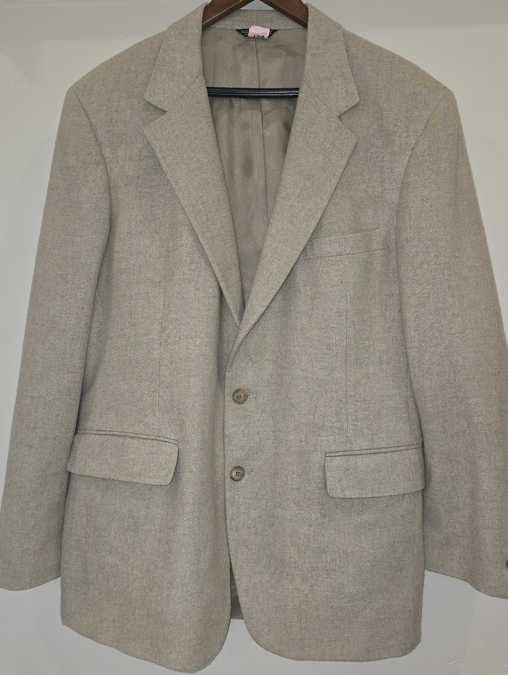 100% Cashmere Vintage C&R Clothiers Mens Size 44R Blazer Sport Coat USA Made